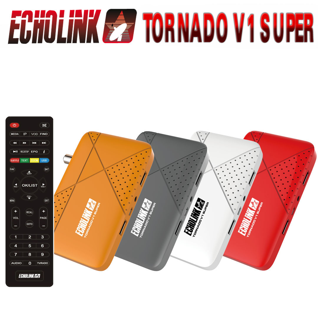 Echolink Tornado V4 Super + Clé wifi + abonnement IPTV 12 Mois